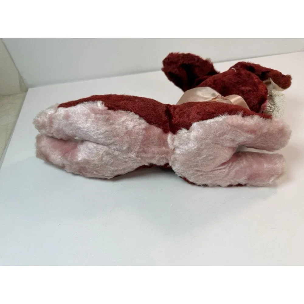 Gund‎ Creation Swedlin Sani-Foam Plush Red Pink Easter Rabbit Bunny Hat 14